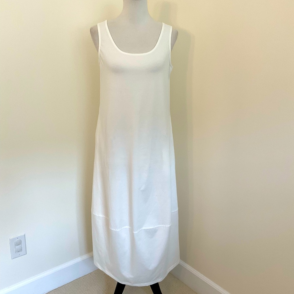 NWT Women’s Merokeety Elegant White Sleeveless Maxi Dress